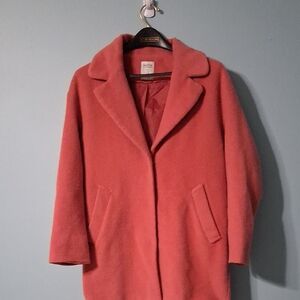 Bershka Pink Pea Coat